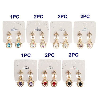 JAE43924 - Vintage Crystal Drop Earring