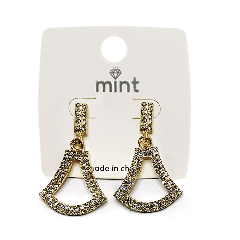 JAE43944 - Rhinestone Drop Earring