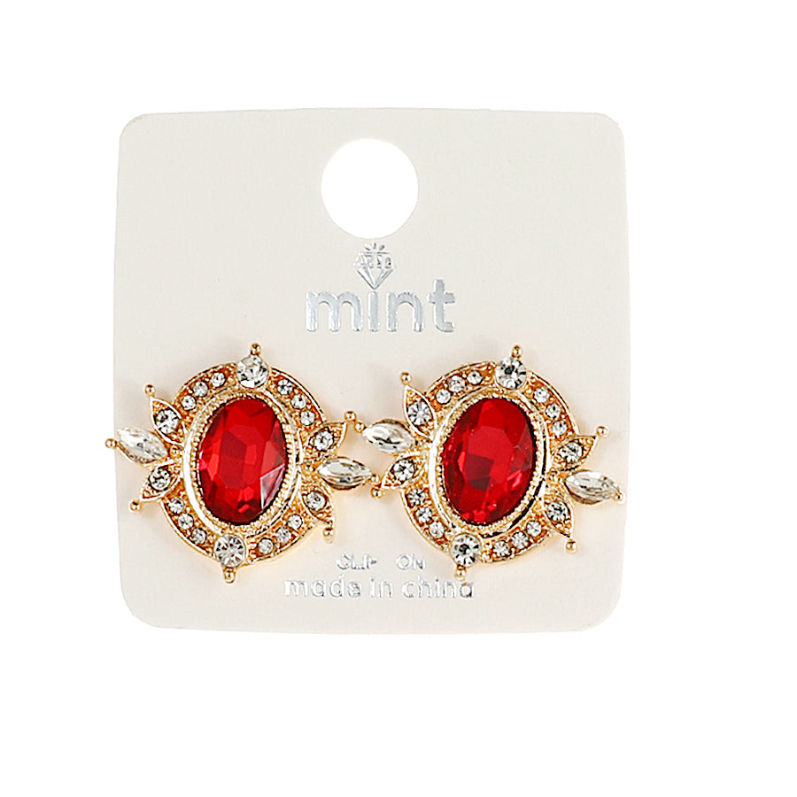 JAE44058 - Vintage Crystal Post Earring