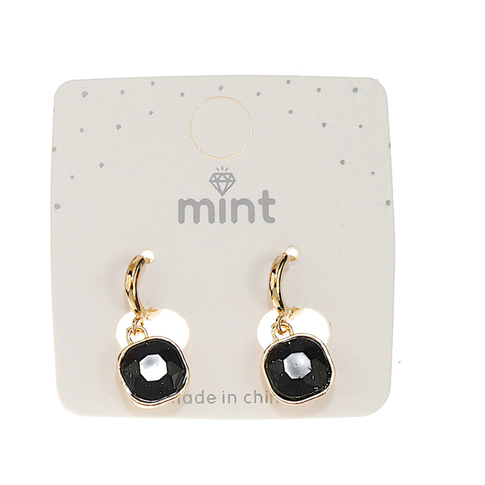 Black Square Huggies