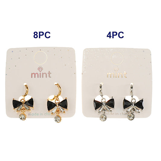 JAE44317BK - Black Bow Dangle Earring