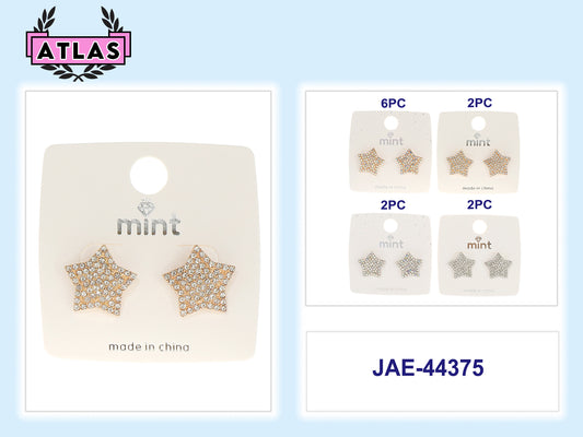 JAE44375 - Rhinestone Star Post Earring