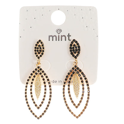 JAE44514 - Rhinestone Drop Earring