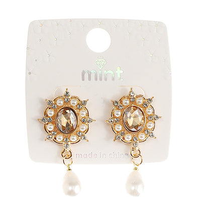 JAE44578 - Vintage Pearl Drop Earring