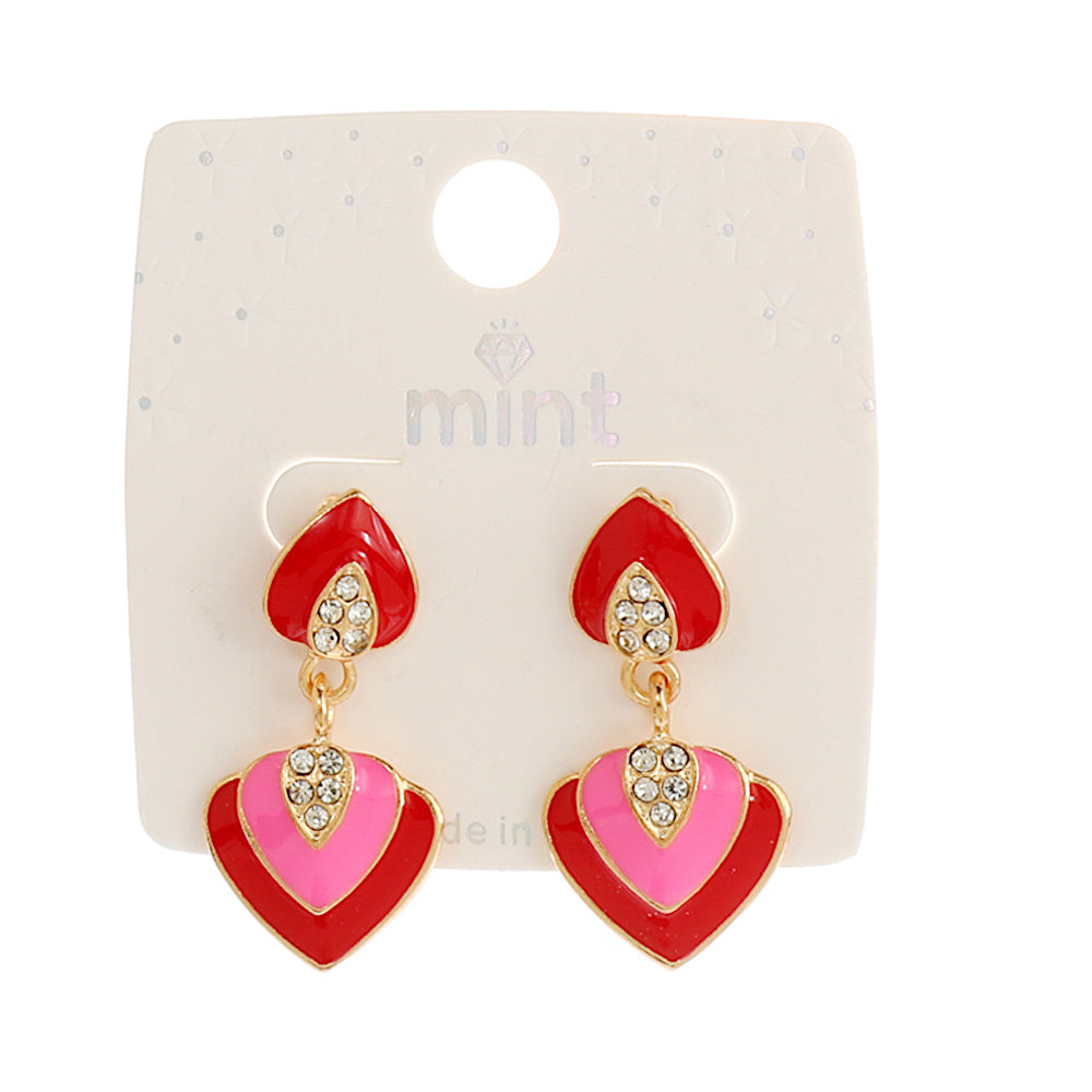 JAE44656 - Enamel Drop Earring