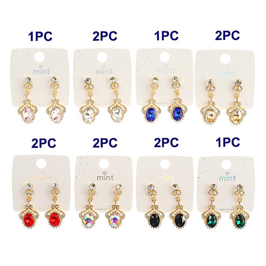 JAE44679 - Vintage Crystal Drop Earring