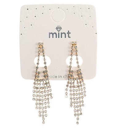 JAE44705 - Rhinestone Drop Earring