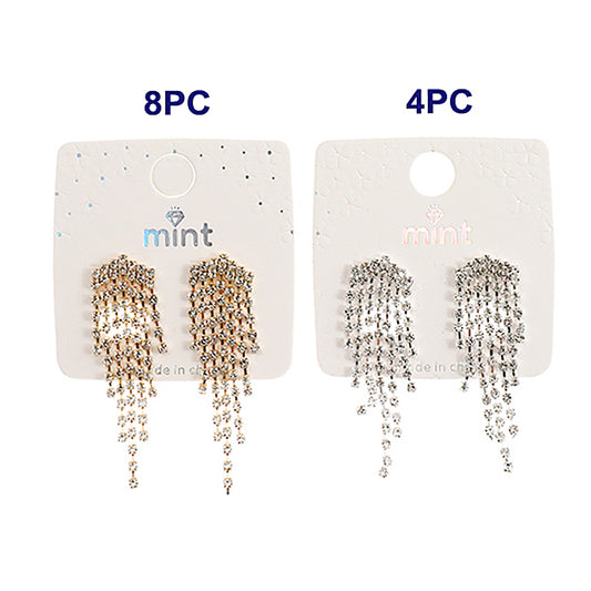 JAE44708 - Rhinestone Drop Earring