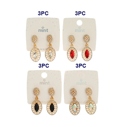 JAE45030 - Crystal & Pearl Drop Earring