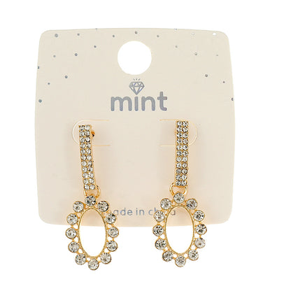 JAE45173 - Rhinestone Dangle Earring