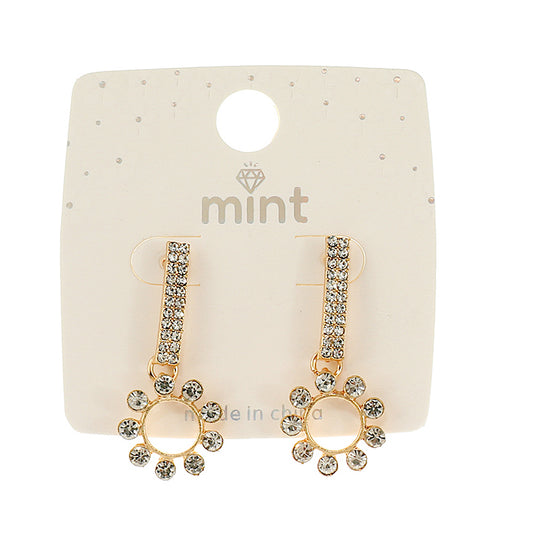 JAE45174 - Rhinestone Dangle Earring