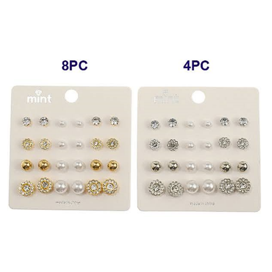 JAE45318 - 12 Pair Earring Set