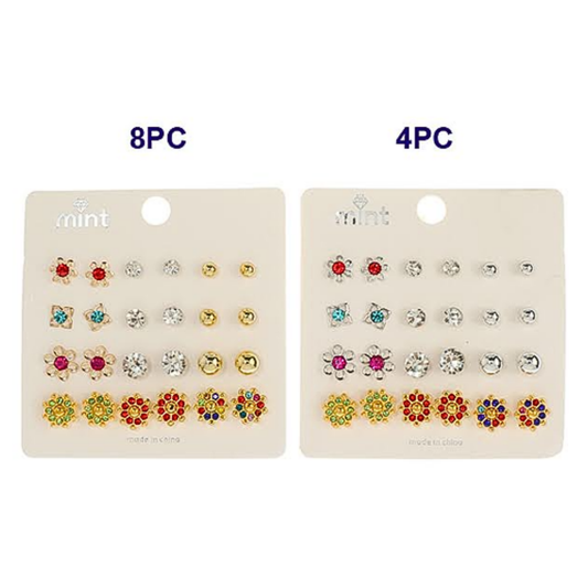JAE45319 - 12 Pair Earring Set