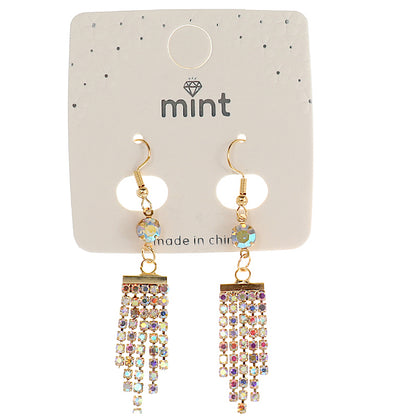 JAE45344 - Aurora Borealis Rhinestone Earring