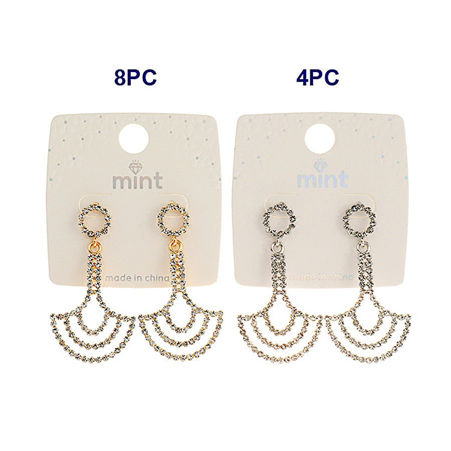 JAE45349 - Rhinestone Drop Earring