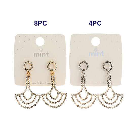 JAE45349 - Rhinestone Drop Earring