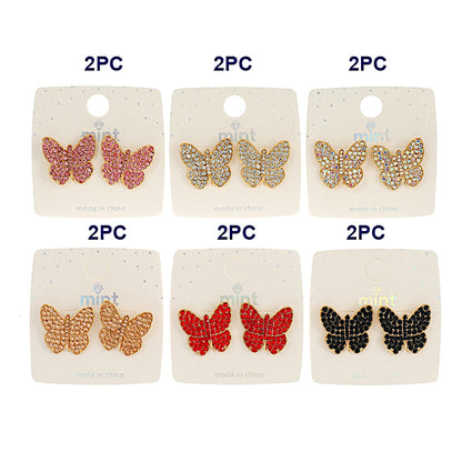 JAE45387 - Pavé Butterfly Post Earring