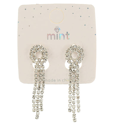 JAE45457 - Rhinestone Drop Earring