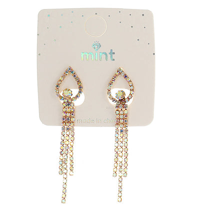 JAE45468 - Rhinestone Drop Earring