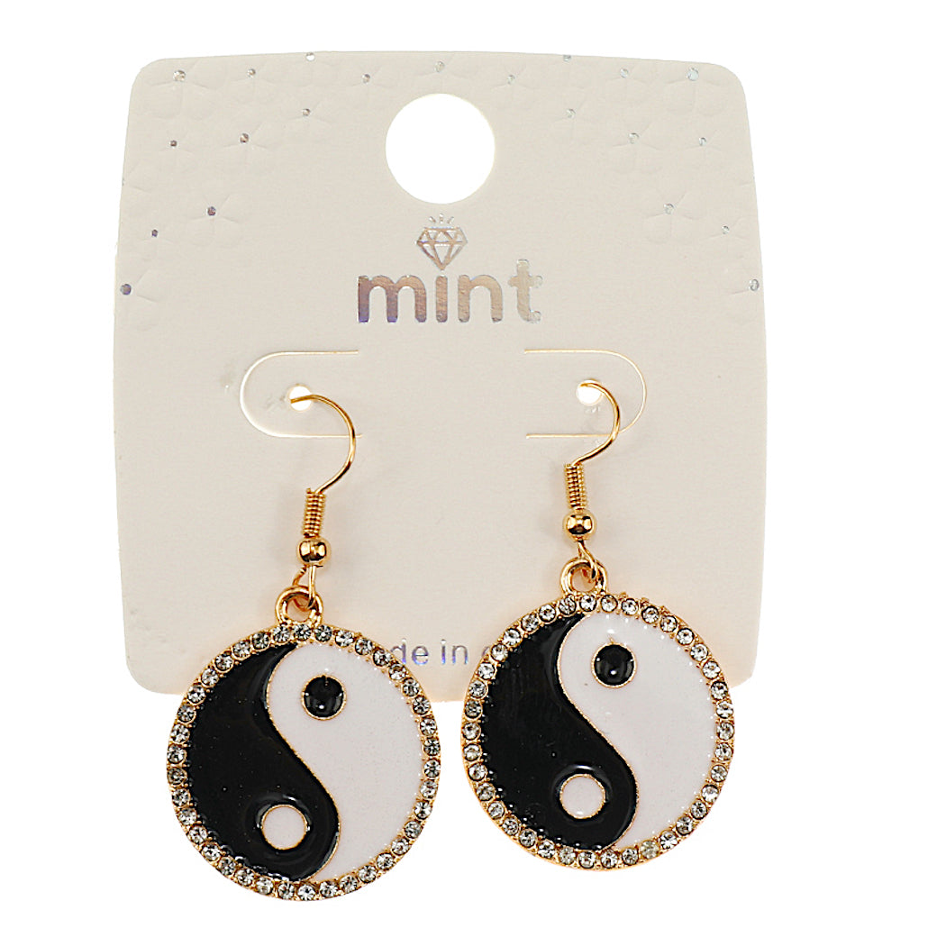 JAE45476 - Yin & Yang Earrings