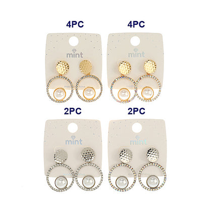 JAE45484 - Pearl Circle Earring