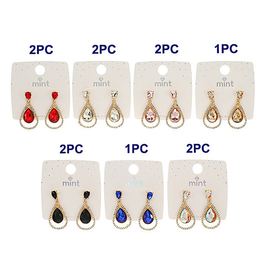 JAE45502 - Crystal Teardrop Earring