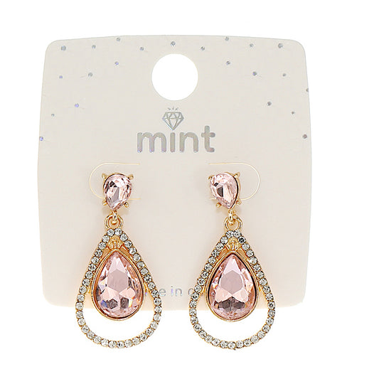 JAE45502 - Crystal Teardrop Earring