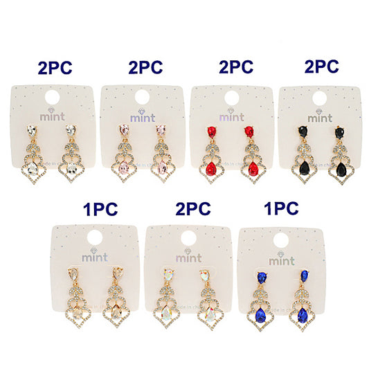JAE45509 - Vintage Crystal Earring