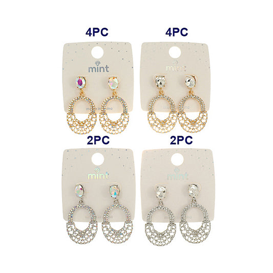 JAE45538 - Vintage Rhinestone Earring