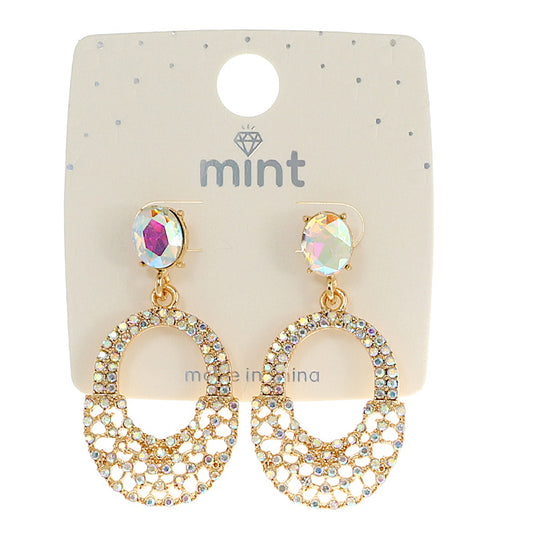 JAE45538 - Vintage Rhinestone Earring