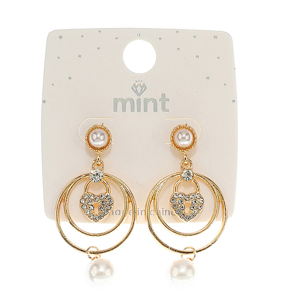 Pearl Locket Earring