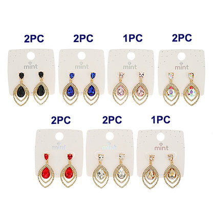 JAE45558 - Crystal Teardrop Earring