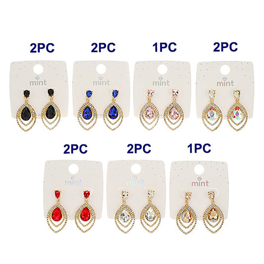 JAE45558 - Crystal Teardrop Earring