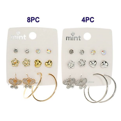JAE45574 - 6 Pair Butterfly Earring Set