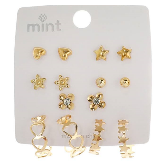JAE45638 - 7 Pair Earring Set