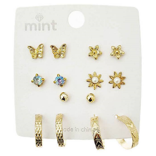 JAE45641 - 7 Pair Earring Set