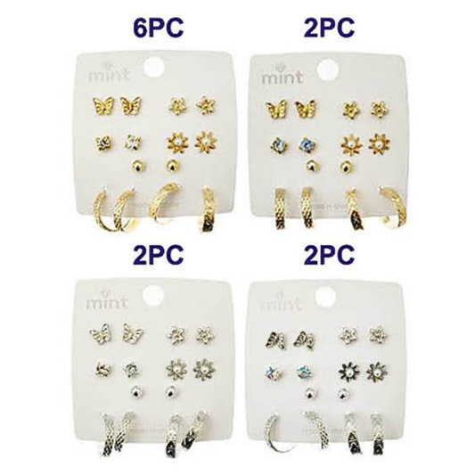 JAE45641 - 7 Pair Earring Set