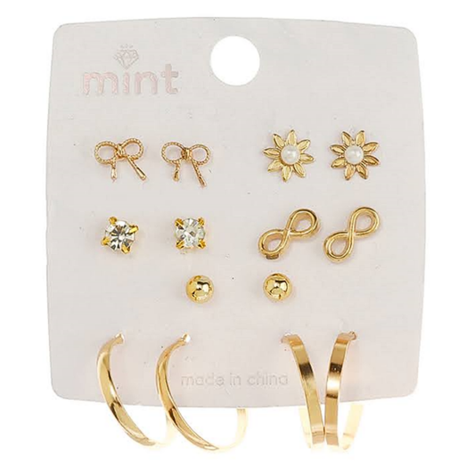JAE45644 - 7 Pair Earring Set