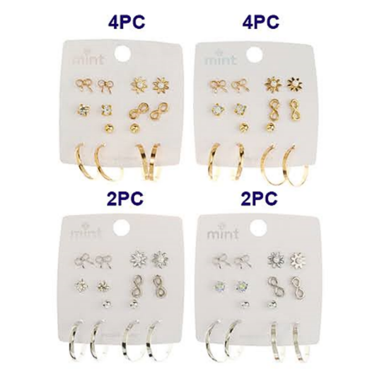 JAE45644 - 7 Pair Earring Set