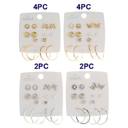 JAE45647 - 7 Pair Earring Set