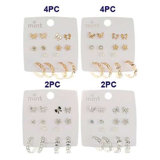JAE45652 - 7 Pair Earring Set