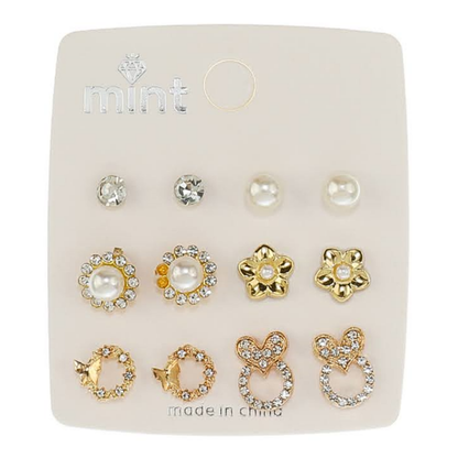 JAE45904 - 6 Pair Earring Set