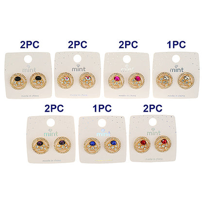 JAE45943 - Crystal Cluster Post Earring