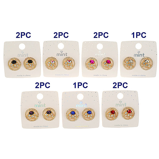 JAE45943 - Crystal Cluster Post Earring