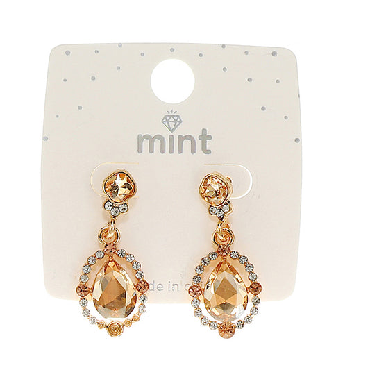 JAE46055 - Vintage Crystal Earring