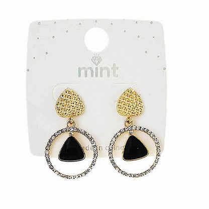 JAE46130 - Geometric Crystal Earring