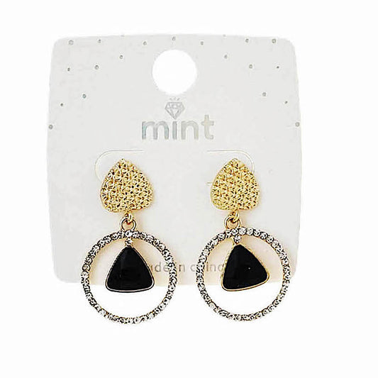 JAE46130 - Geometric Crystal Earring