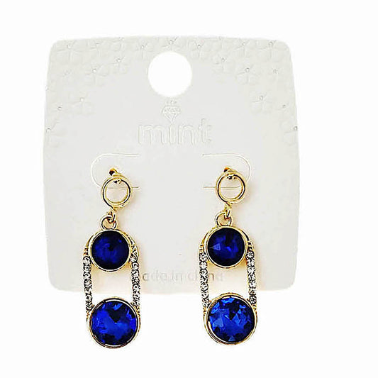 JAE46131 - Geometric Crystal Earring