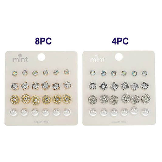 JAE46150 - 12 Pair Earring Set