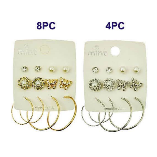 JAE46252 - 6 Pair Earring Set